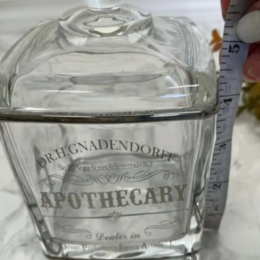 Vintage Parisian Style Hotel Balfour Apothecary Jar - Picture 5 of 8